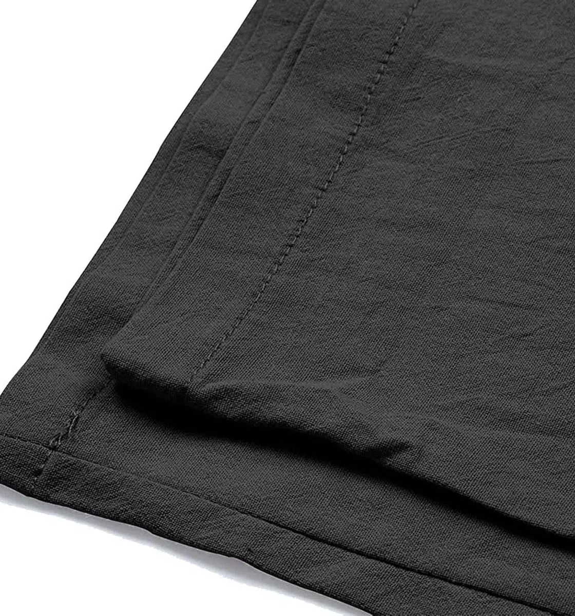 CheChury Pantalon Lin Femme Été Décontractés Pantalons Mode Coton Chanvre Confortable Jogging Plage Rétro Pants Taille Elastique Pantalon avec Poches
