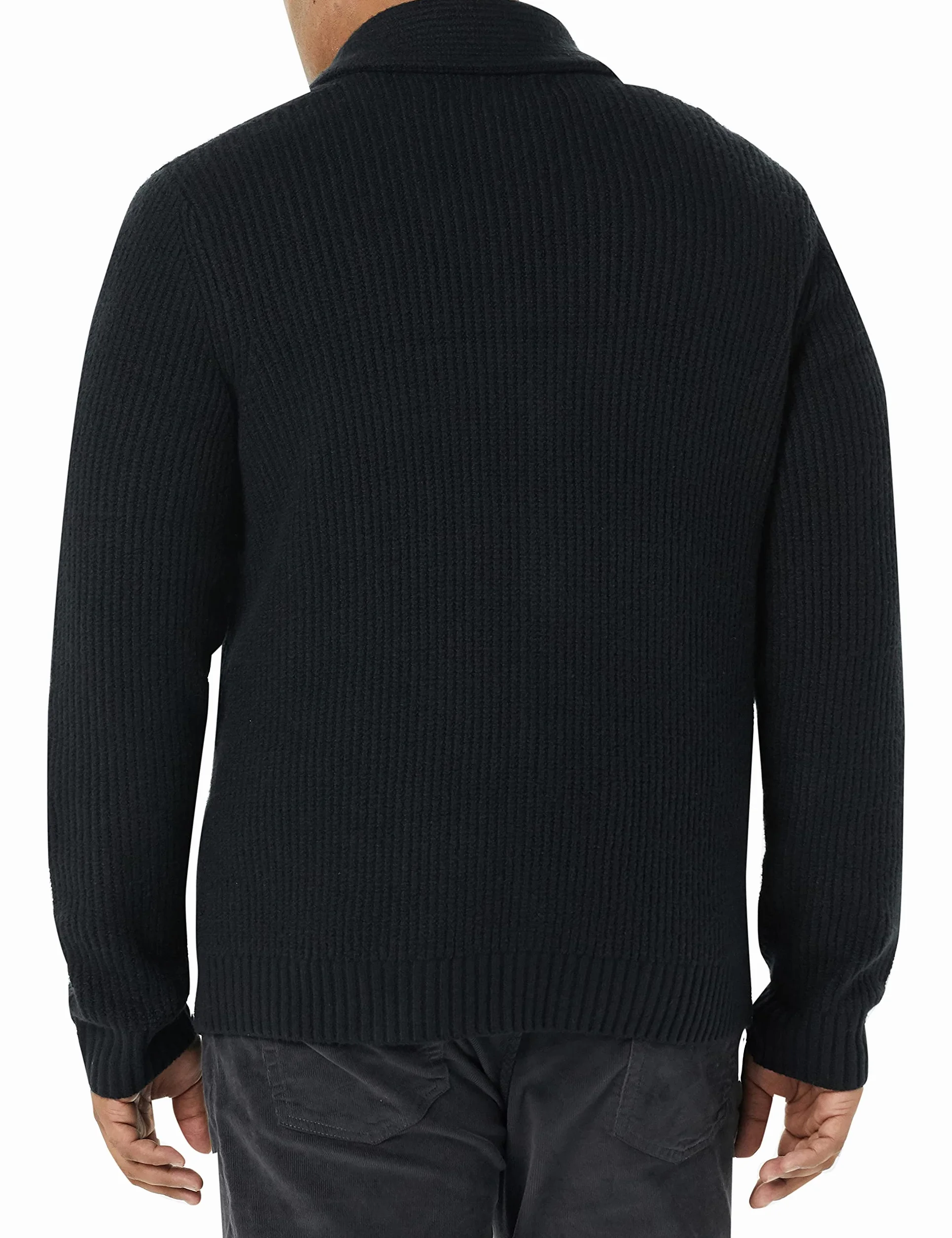 Amazon Essentials Homme Cardigan à Manches Longues et Col Châle, Doux Au Toucher
