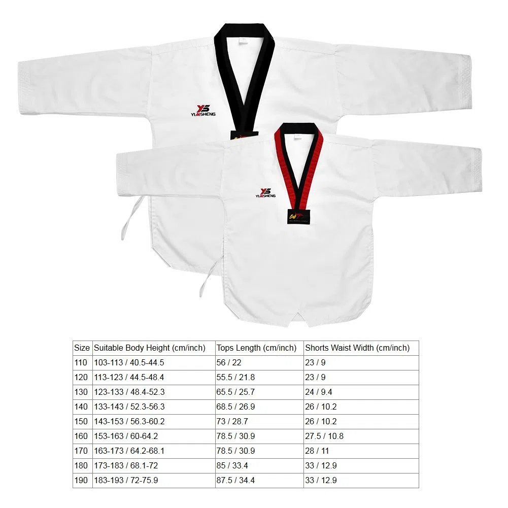 Alomejor Uniforme de Karaté Taekwondo 100% Algodón Con Cinturón Incluido Para Entrenamiento y Competición - Traje de Artes Marciales Para Adultos y Niños - Combatsport Ropa Deportiva de Alta Calidad