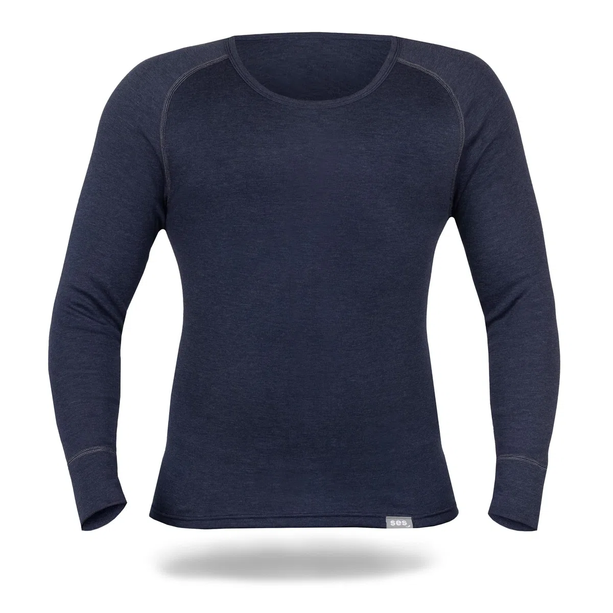 SES Haut Thermique Homme Manches Longues S - 4XL en 75% Coton & 25% Polyester/sous Vetement Thermique Homme/sous Pull Thermique Homme pour Chaleur et Confort/Tshirt Thermique Respirants