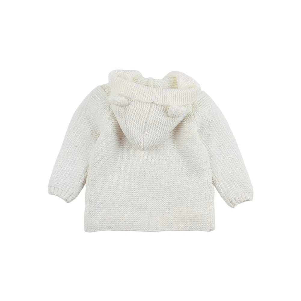 Cardigan bébé Manteaux à Capuchon garçons Filles tricoté Vestes Pull Chaud vêtements d'extérieur