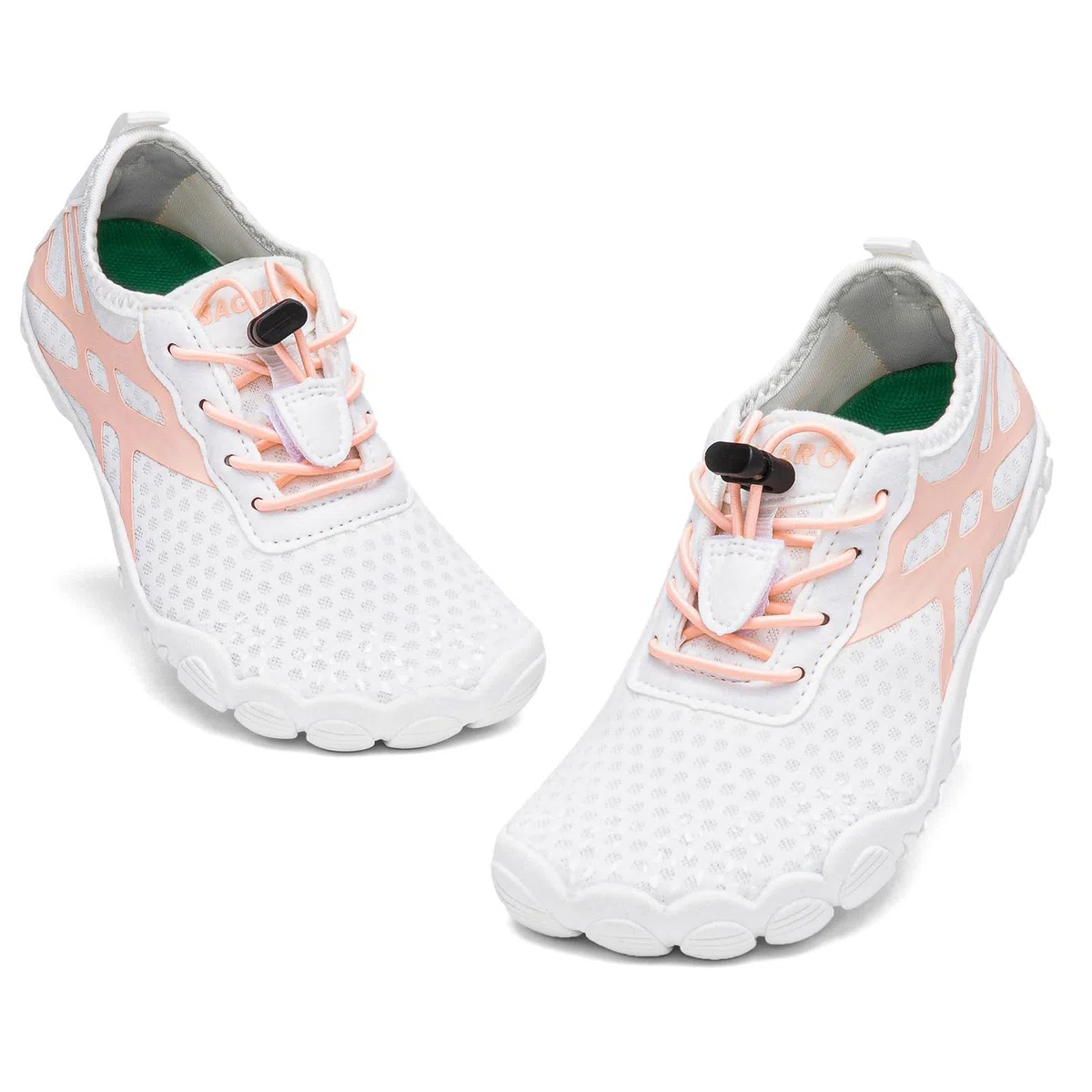 SAGUARO Chaussures d'eau Barefoot Enfant, Chaussures Aquatiques à Séchage Rapide avec Embout Large pour Été Vacances et Activités Aquatiques, GR.25-36
