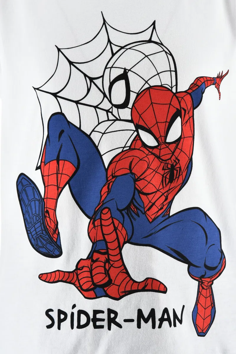 Spiderman, Ensemble T Shirt + Short Garçon