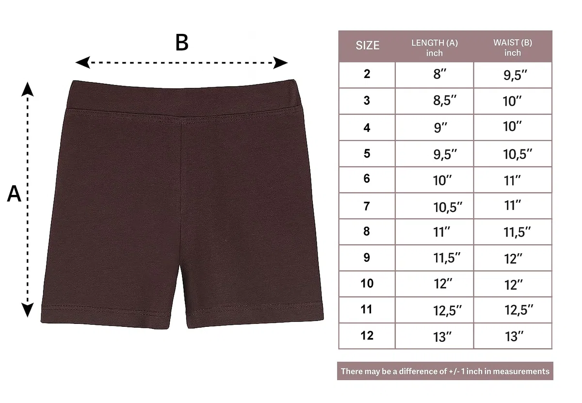 Lilax Short de danse basique pour fille - Pour gymnastique ou jupe
