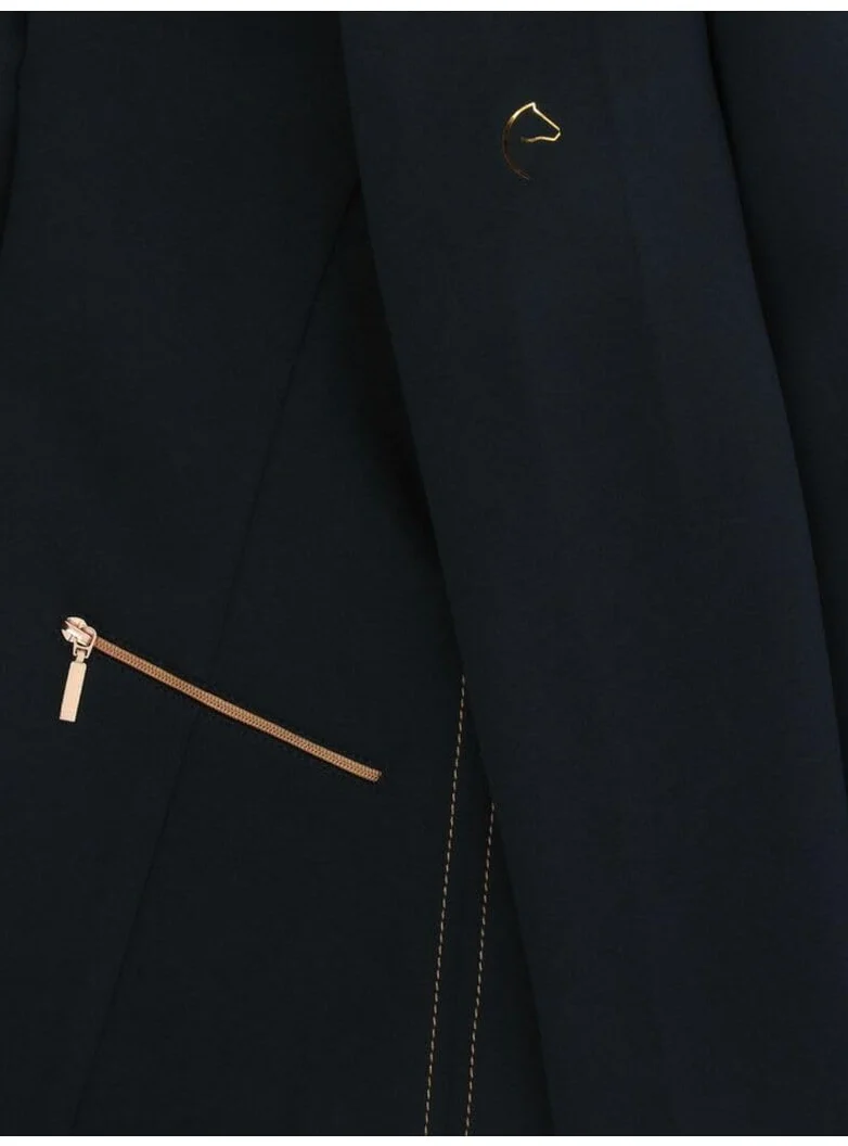 EQUITHEME Veste de Concours Athens- Femme - Couleurs - Marine, Taille Française - 40