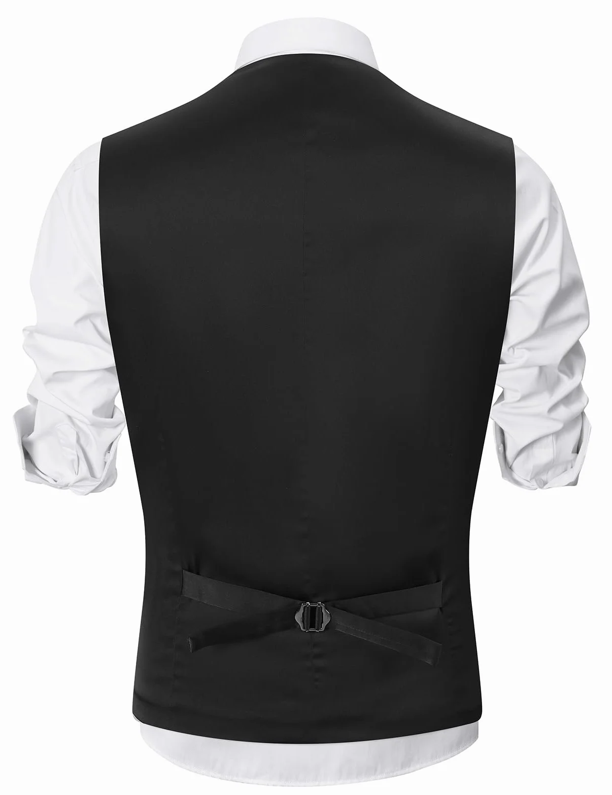 mintgreen Gilet Costume Homme Gilet de Costume de Mariage uni à col en V Coupe Slim Boutonnage Simple