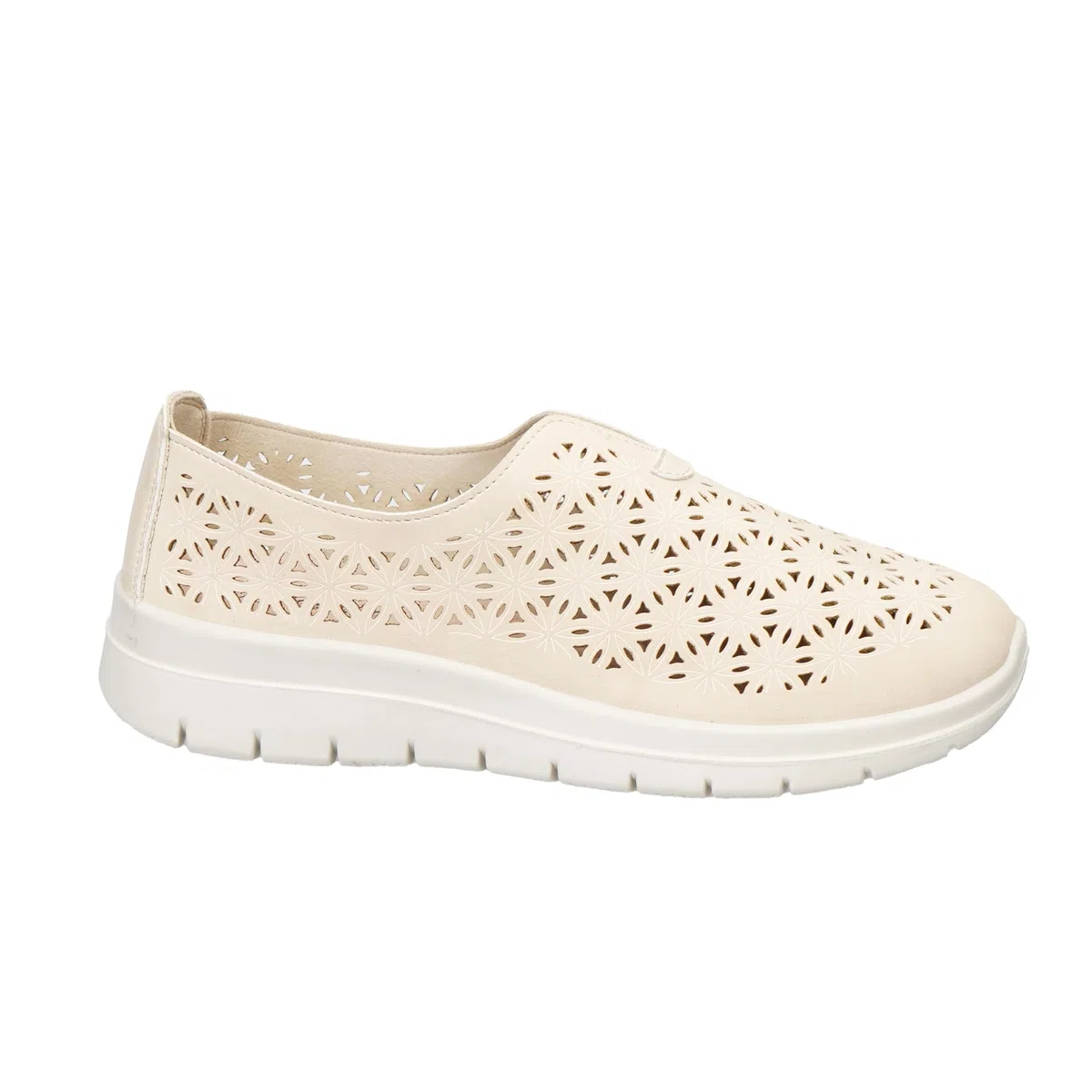 JOMIX Baskets Femme sans Lacets,Respirantes Ajourées,Semelle Légère Amortissante,Chaussures de Marche Confortables Antidérapantes
