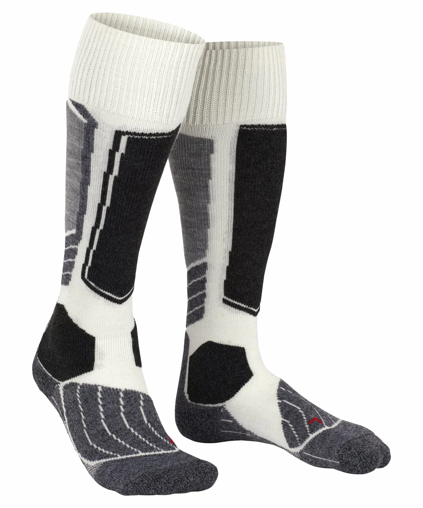 FALKE femme SK1 chaussettes de ski rembourrage ultra épais renforts aux tibias chaudes respirantes séchage rapide régulation climatique anti-odeur laine fil fonctionnel 1 paire