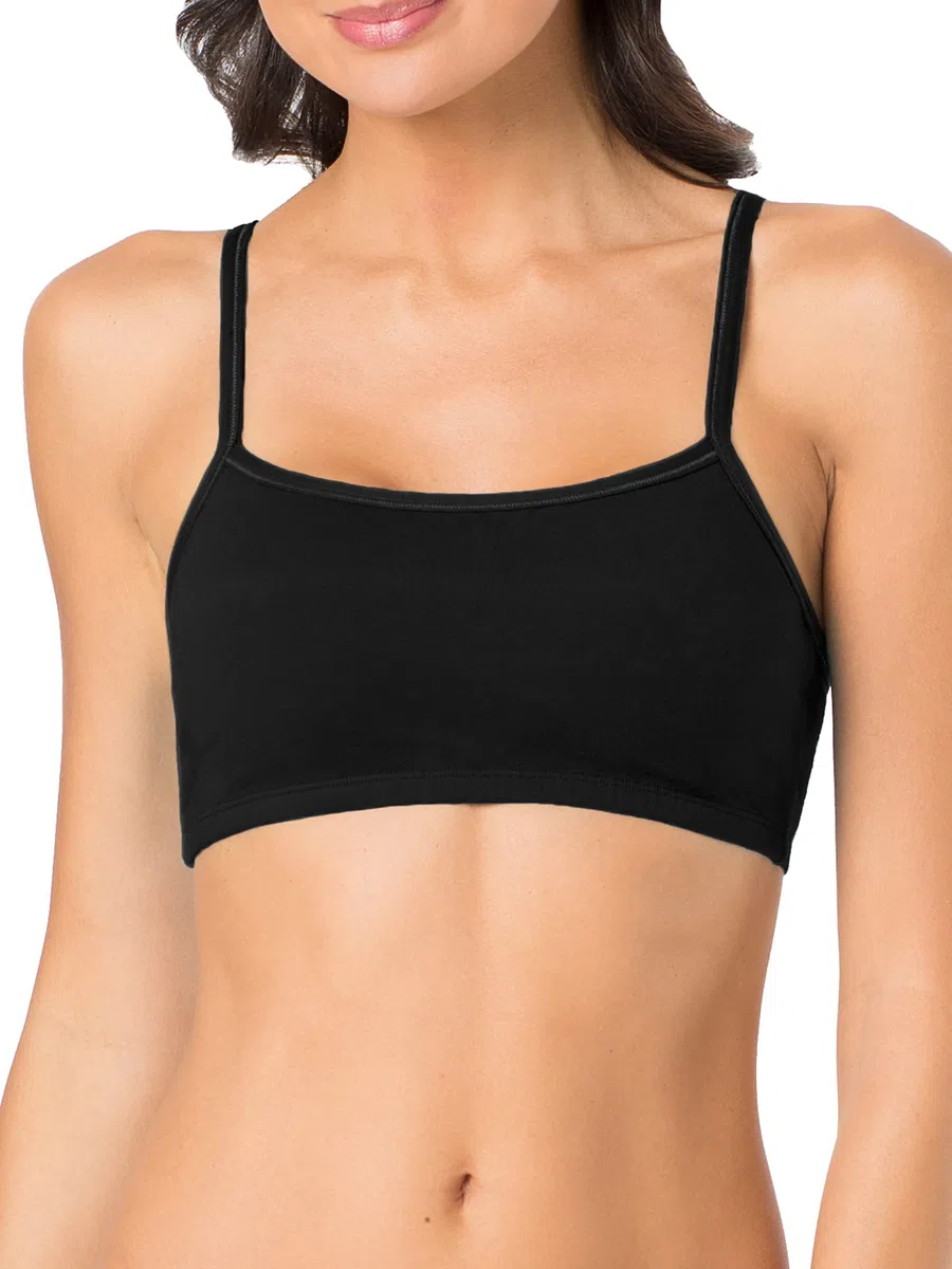 Fruit of The Loom Built-up Sports Bra 3 Pack Soutien-Gorge de Sport Femme (Lot de 3)