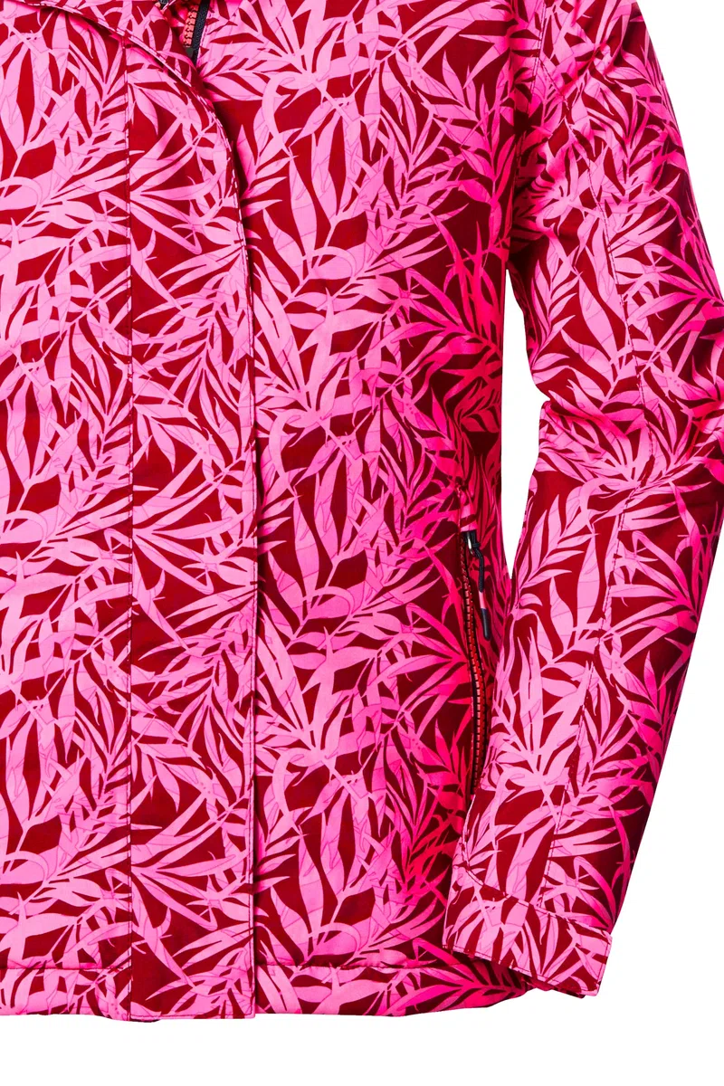 Killtec Kow 355 Grls Jckt Veste fonctionnelle/veste outdoor avec capuche et jupe pare-neige Fille
