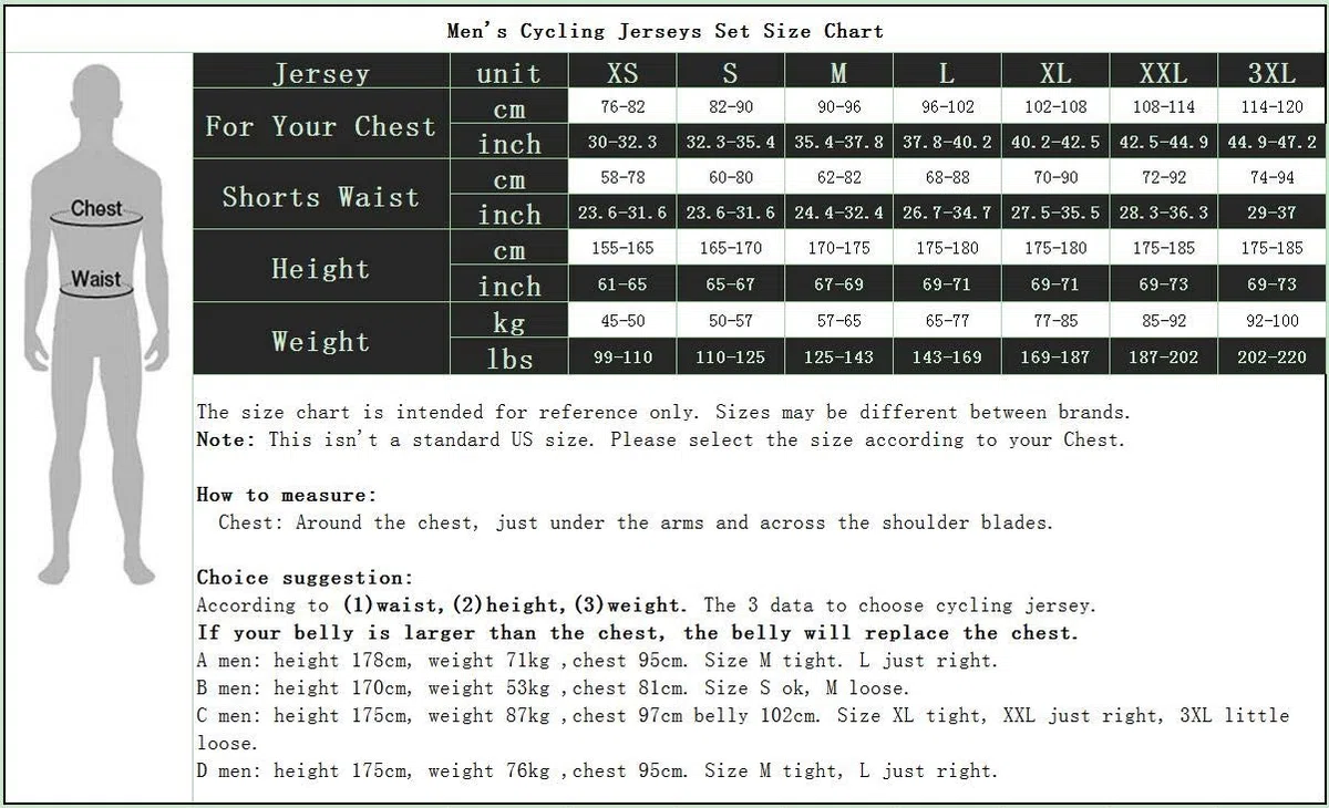 Maillot de cyclisme d'été à manches courtes pour homme