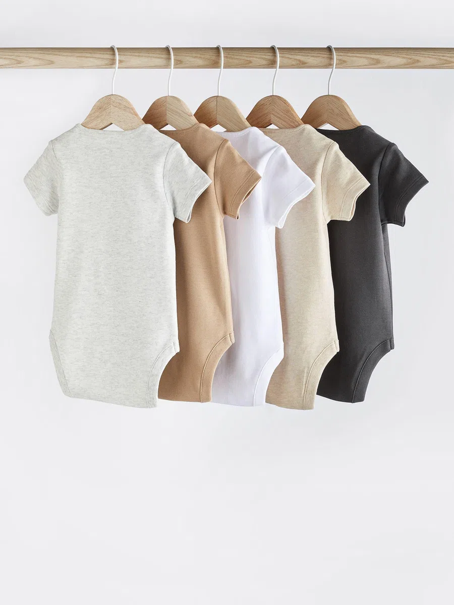 NEXT Bébé Body à manches courtes essentiel pour bébé, lot de 5