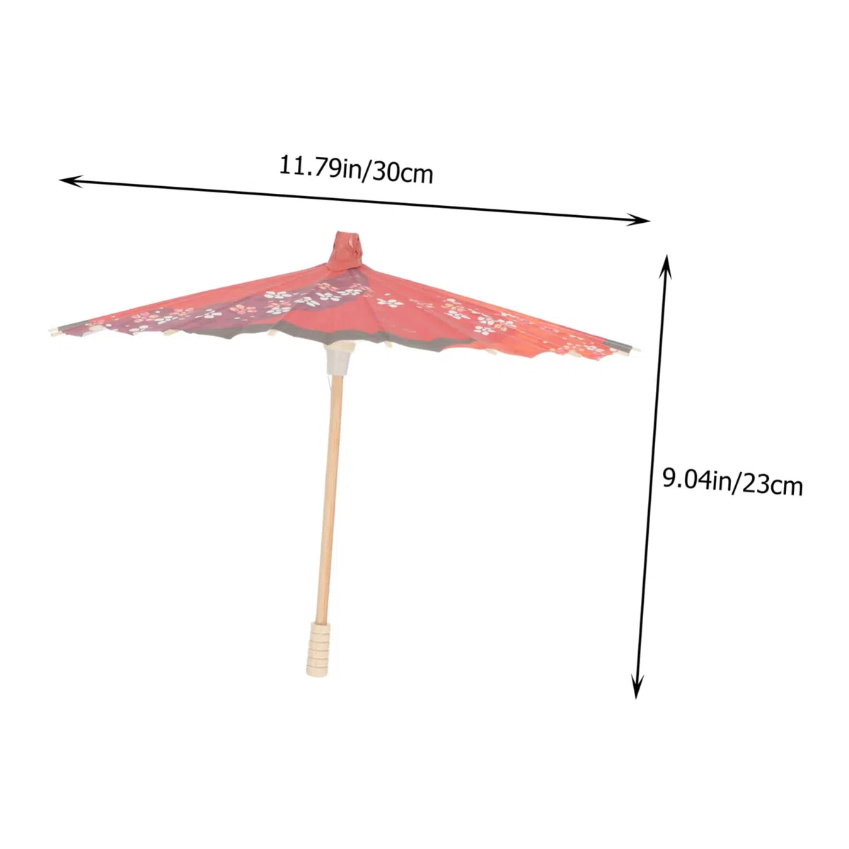 Lot de 2 parapluies japonais pour photographie et au design rétro et élégant pour décoration et célébrations