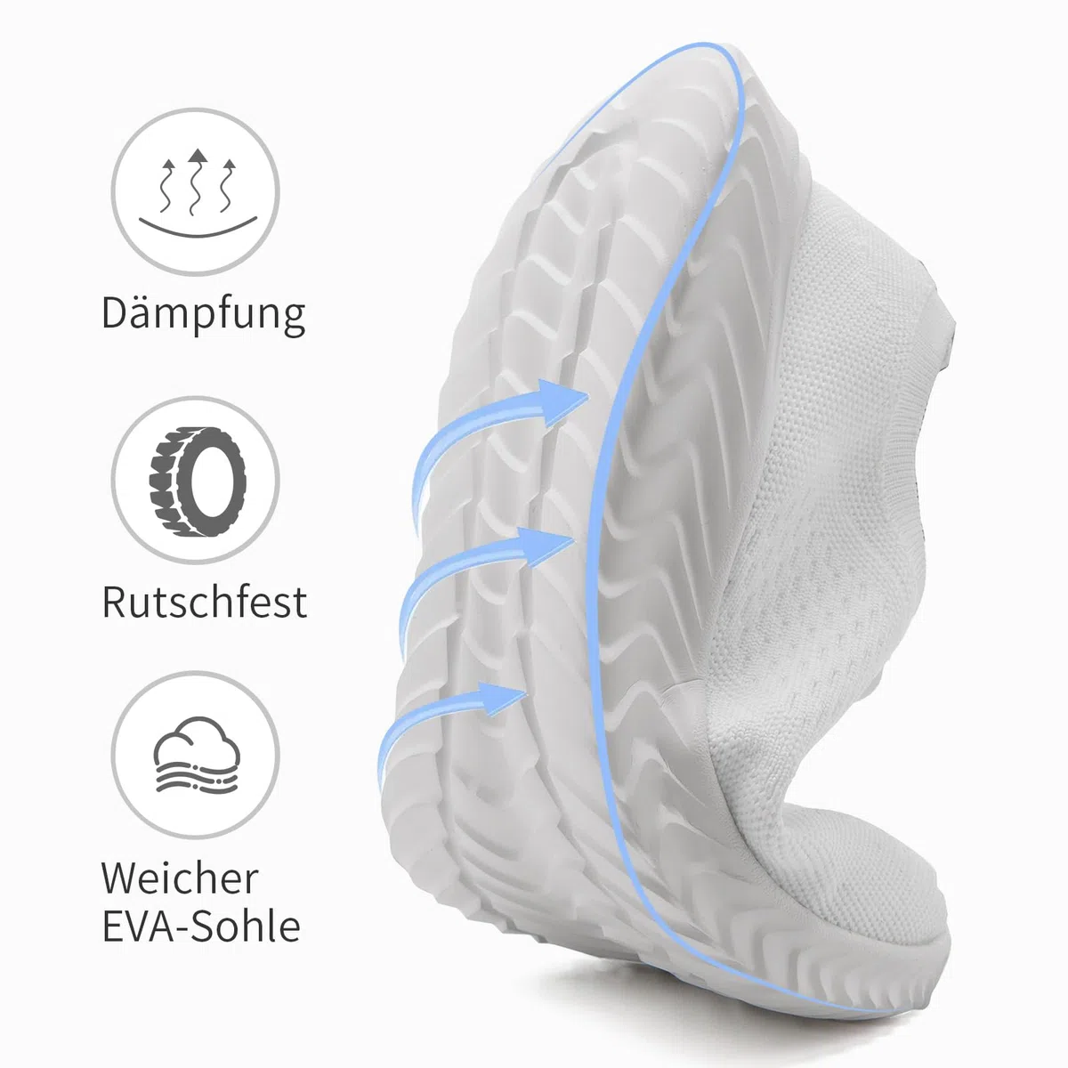 Basket Femme Sneakers Running Légères Respirantes Sport Indoor Marche Jogging Loisirs Route Été
