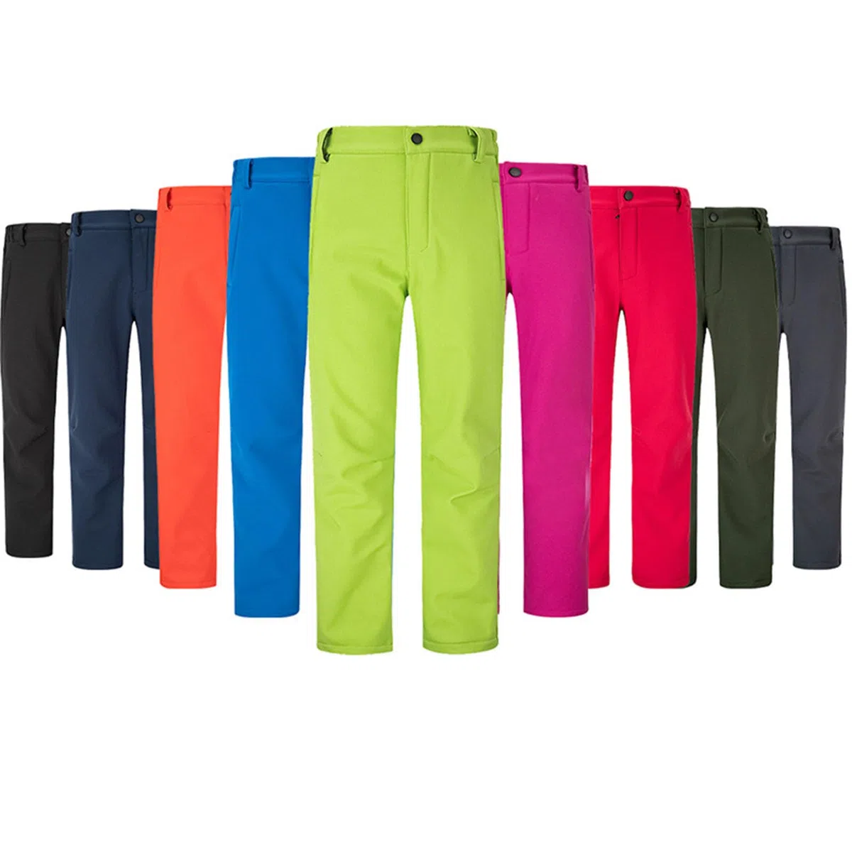 Pantalon imperméable coupe-vent pour filles et garçons - Pantalon de randonnée et de ski