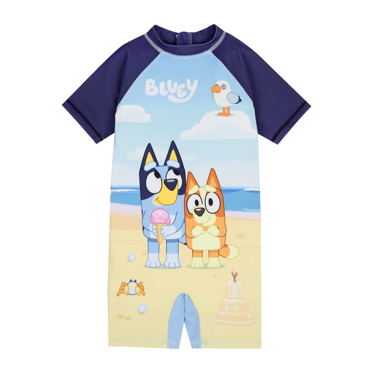 BLUEY Surfsuit Maillot de bain pour enfant de 3 à 8 ans
