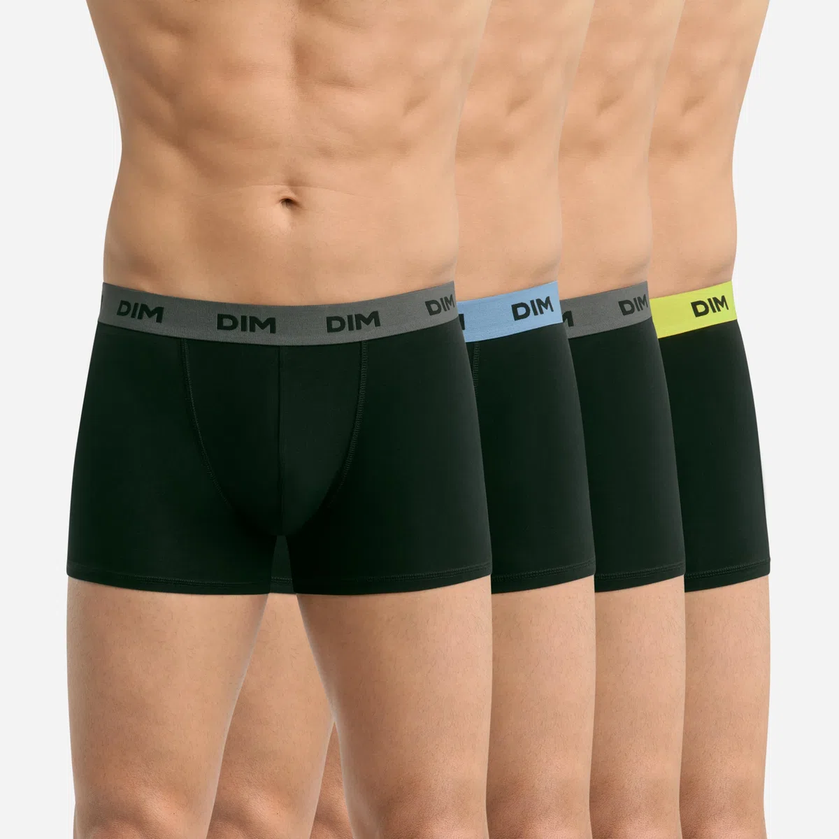 Dim Boxer Homme Mix and Colors Coton Stretch x4