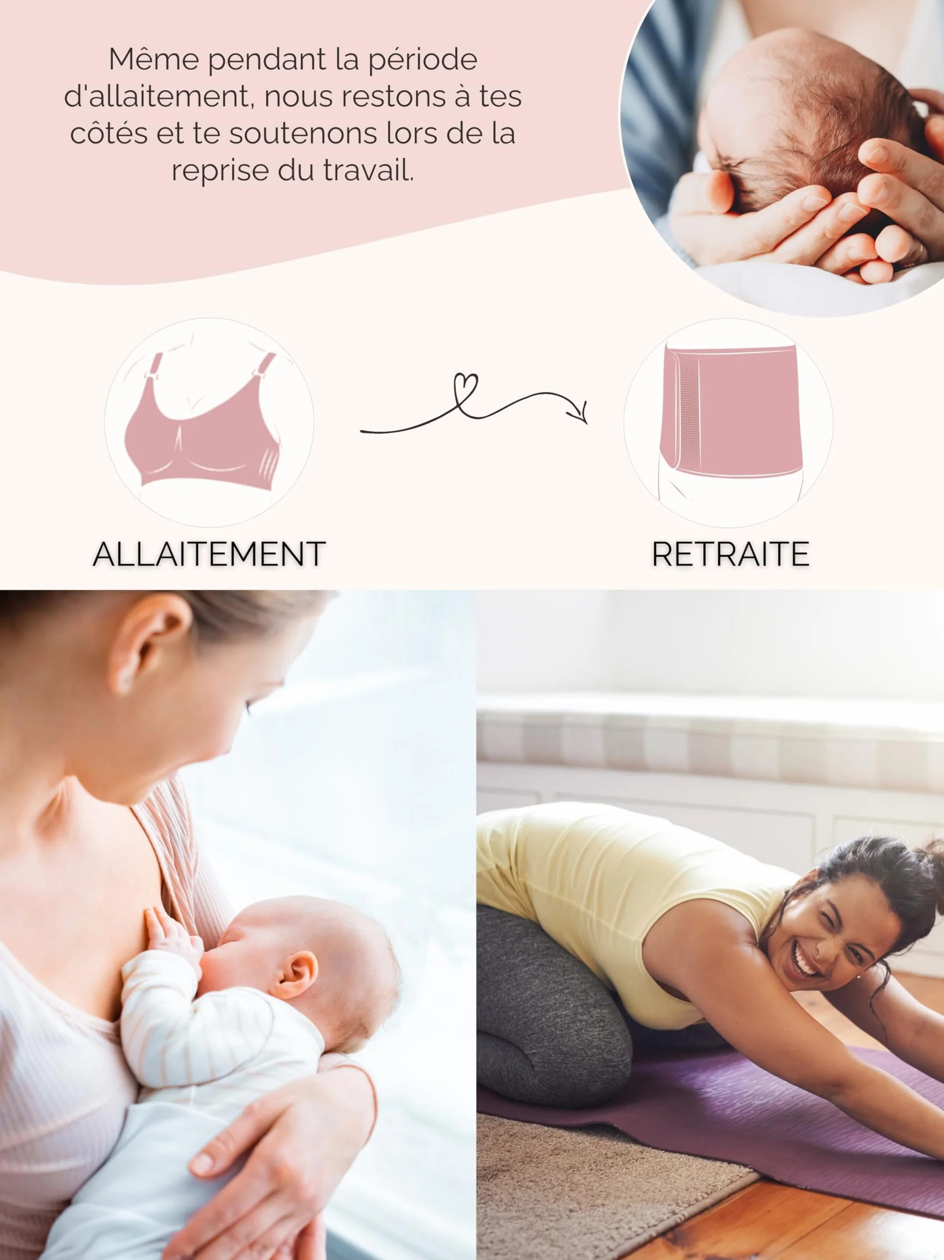 Herzmutter Leggings Sculptant - Taille Haute - Legging à Compression - Gainant - Postpartum - Pantalon Amincissant - Soutien la Rééducation après la Grossesse - Push-Up - Oeko-Tex 100-1600