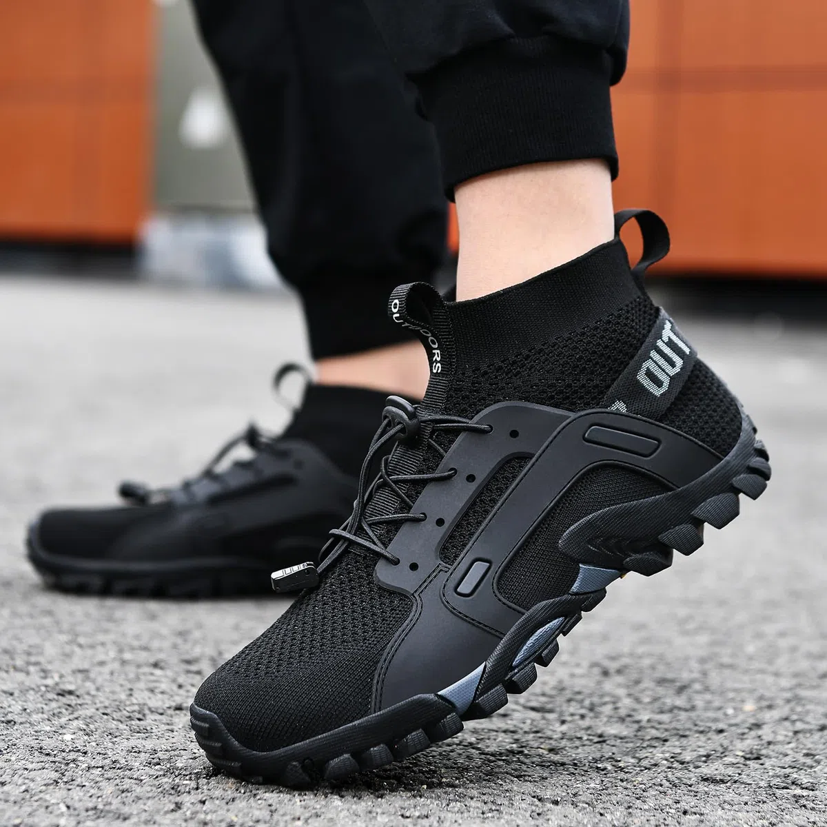 Chaussure de Randonnee Homme Femmes Bottes en Plein Trekking Chaussures de Trail Antidérapantes Chaussures de Marche Respirantes Sneakers