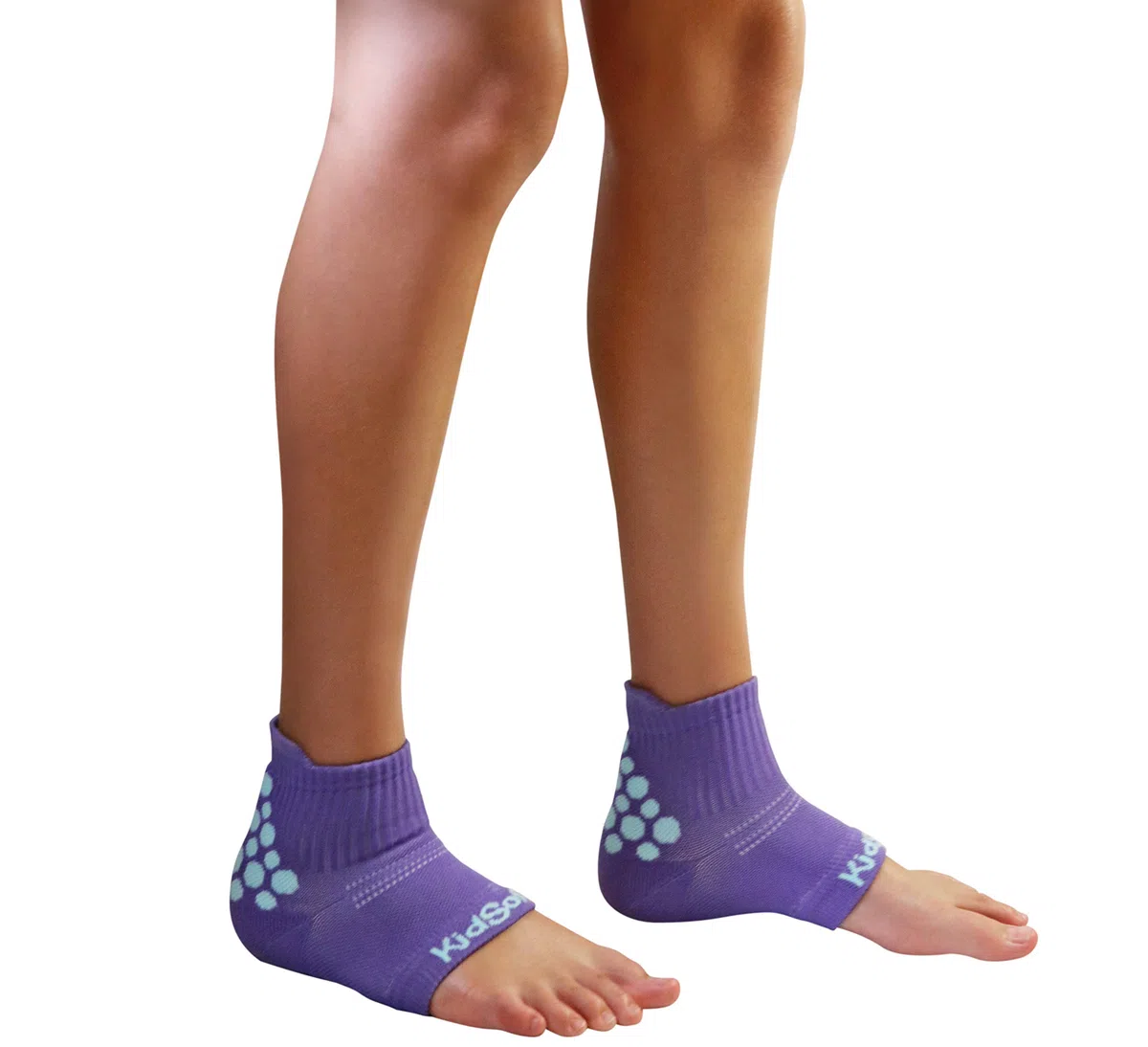 KidSole RX Chaussettes de sport en gel pour enfants avec sensibilité au talon causée par les maladies du Severs et les douleurs générales au pied et au talon