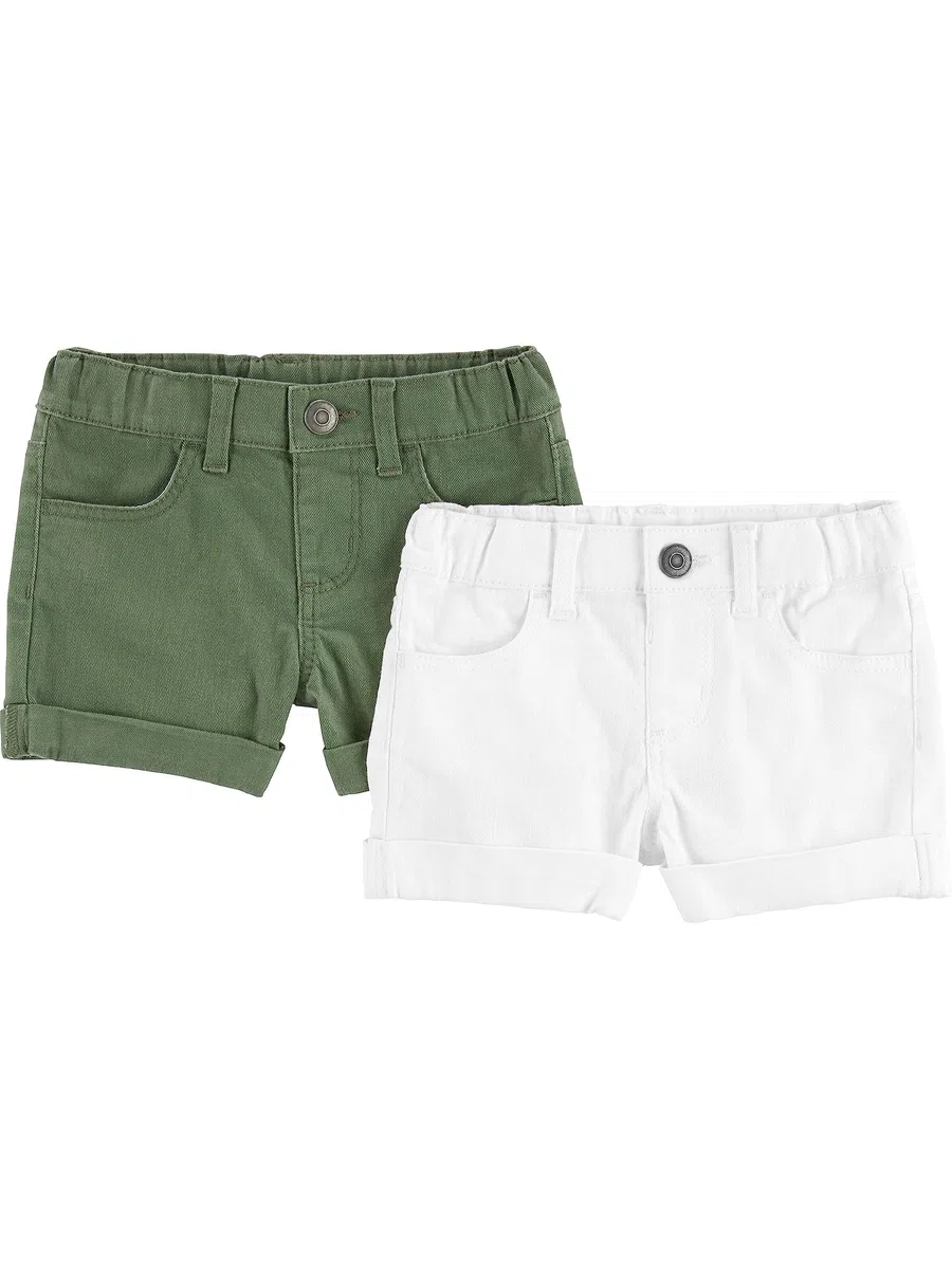 Simple Joys by Carter's Denim Shorts, Pack of 2 - Shorts - Denim Shorts, Pack of 2 - Fille