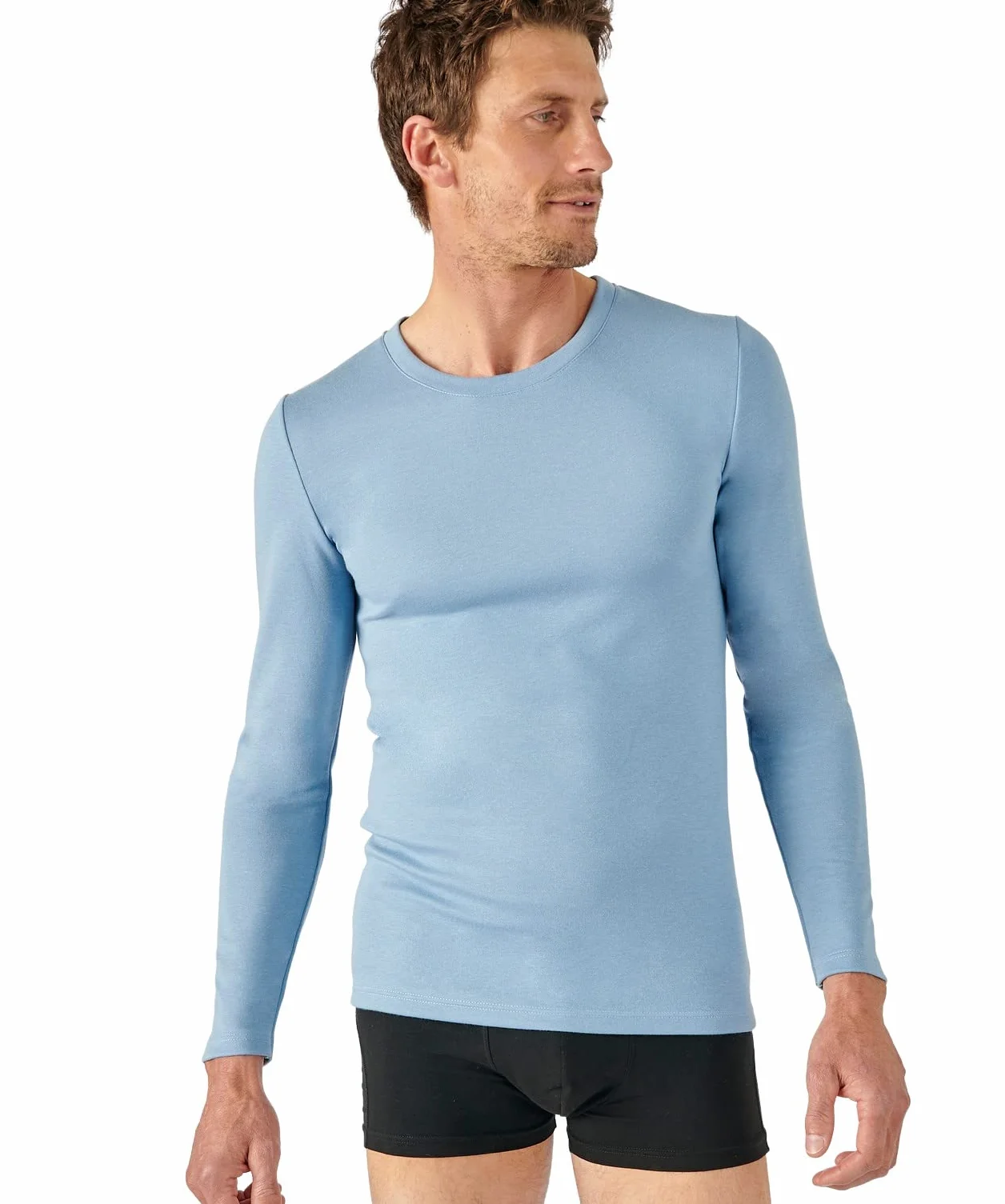 Damart T-Shirt Thermolactyl Manches Longues, Double Face Haut Thermique Homme (Lot de 1)