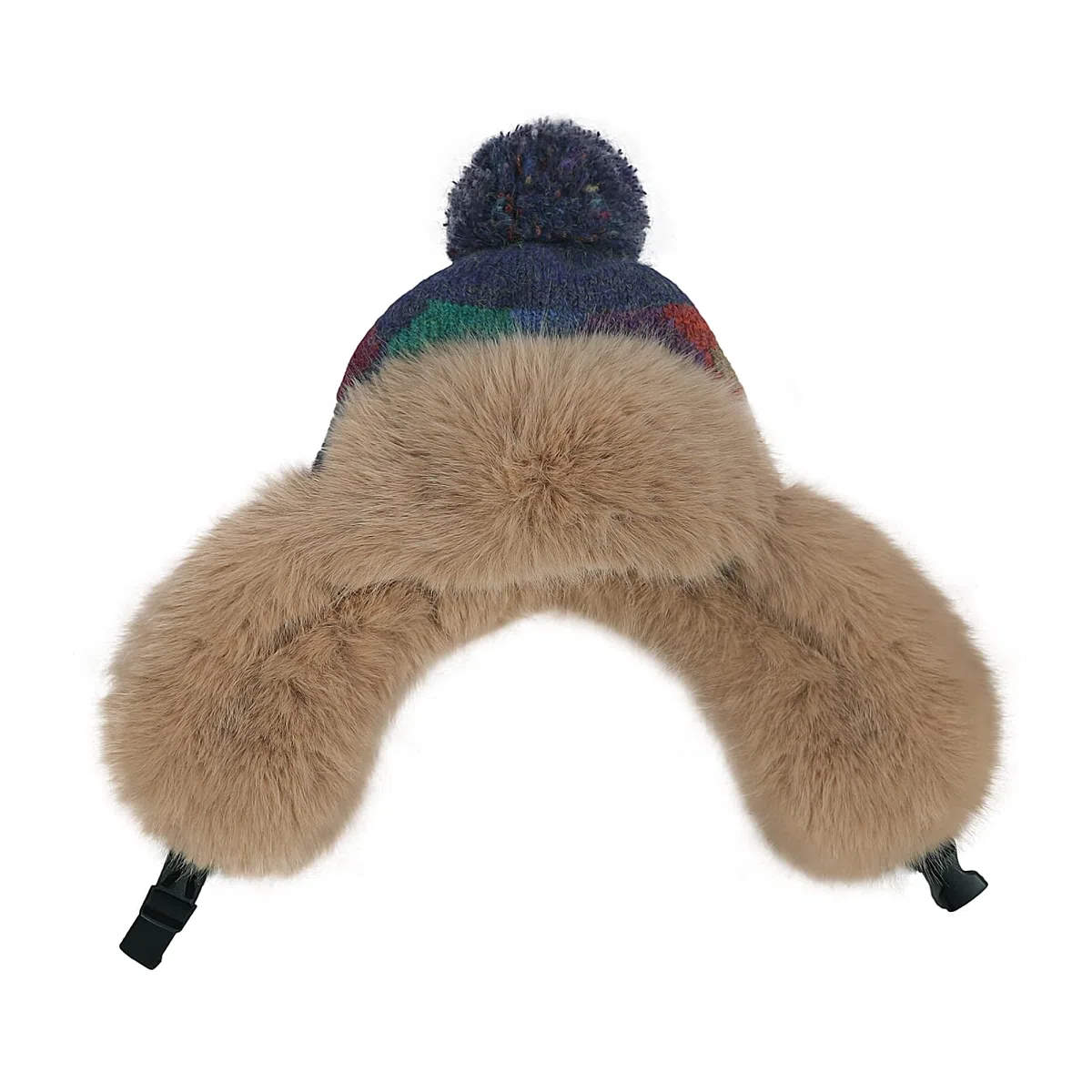 OhMill Chapka Chaud Hiver pour Femme Bonnet de Trappeur en Peluche Chapeau Aviateur avec Oreillettes Coup-Vent Bonnet de Ski Épaise pour Cyclisme Extérieur Randonnée