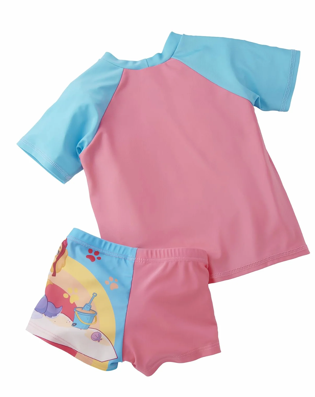 Paw Patrol Ensemble de natation UV pour fille – Maillot de bain 2 pièces pour enfant Rose