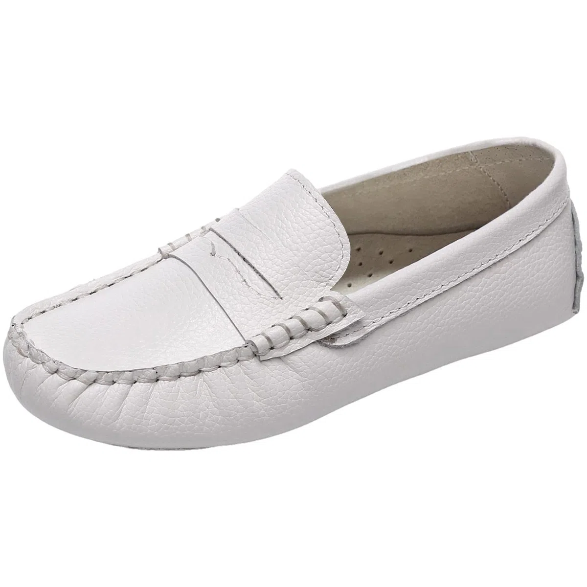 rismart Garçon Fille Slip on Penny Loafer Confortable Décontracté L'école Plates Mocassins