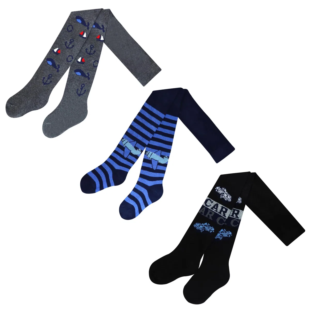 MRCC Lot de 6 collants en tricot fin coton 12544