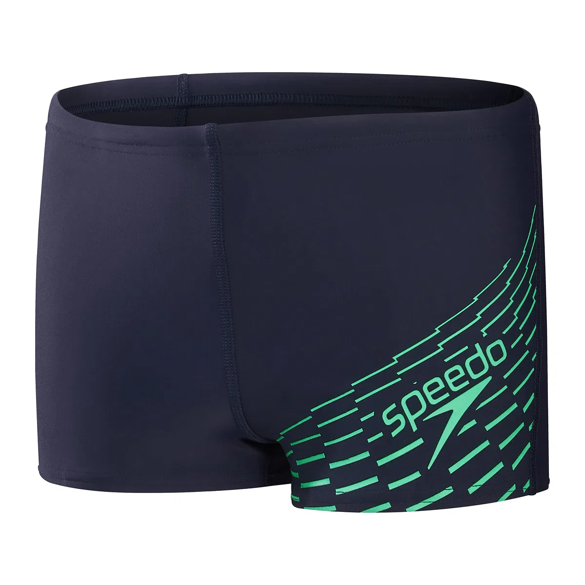Speedo Short de bain Medley Logo pour garçon Bleu marine Vert