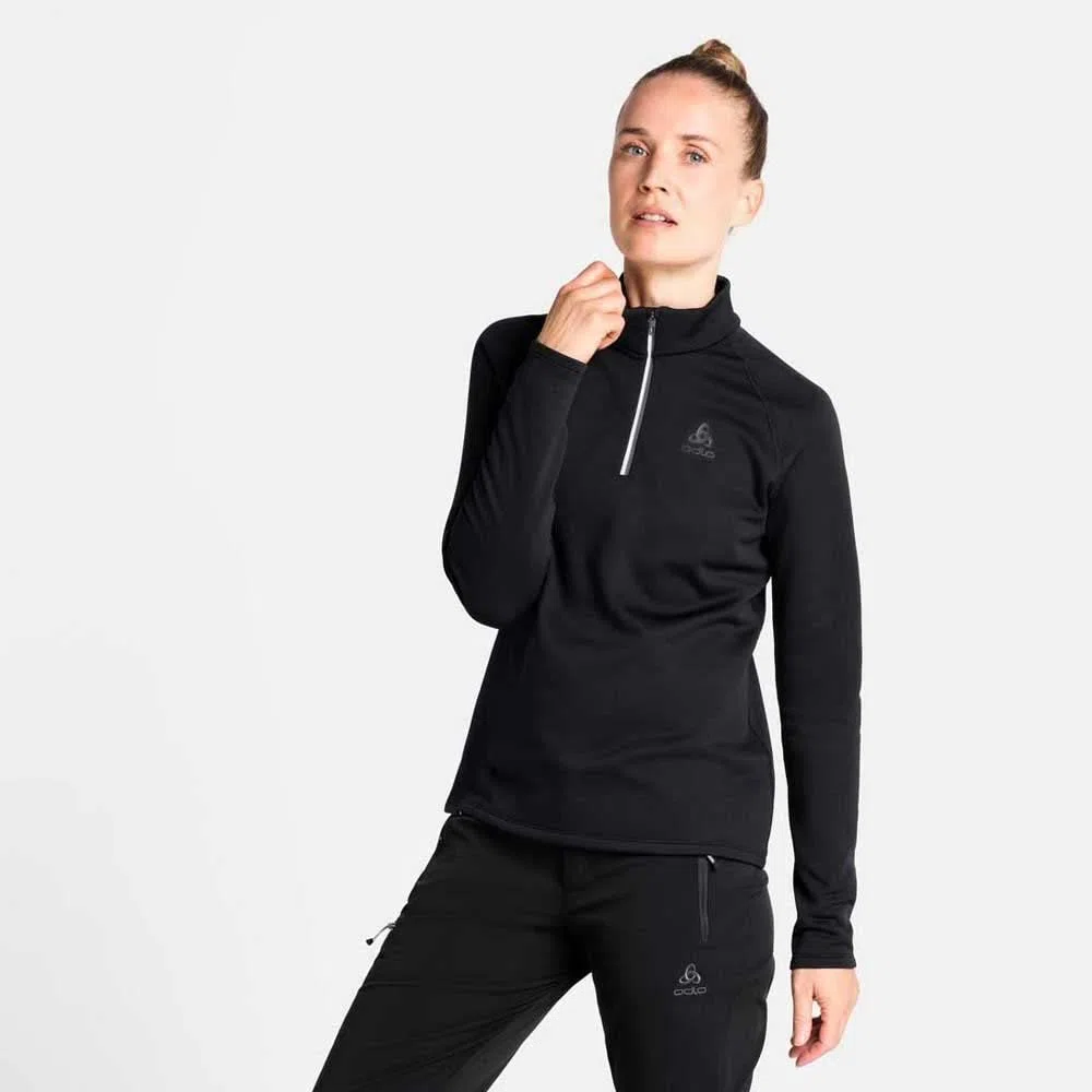 Odlo Femme Besso Half Zip Manches Longues