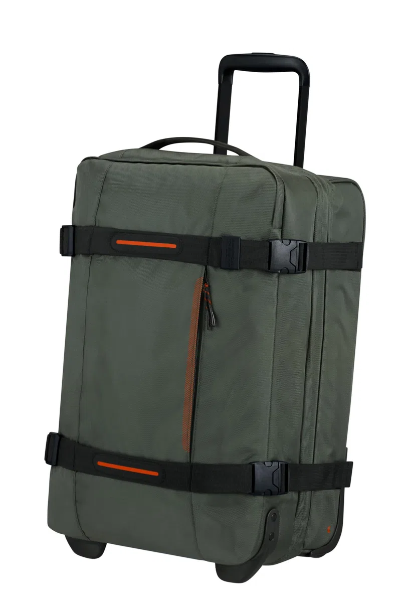 American Tourister Urban Track, Sac de Voyage à 2 Roues, 55 cm, 55 L, Vert (Dark Khaki)