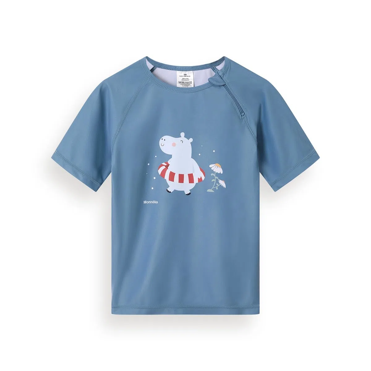 T-Shirt de Bain Rashguard pour Enfants | Maillot de Bain à Manches Courtes avec Protection Solaire pour bébés et Enfants, Doux, Confortable et Facile à Enfiler