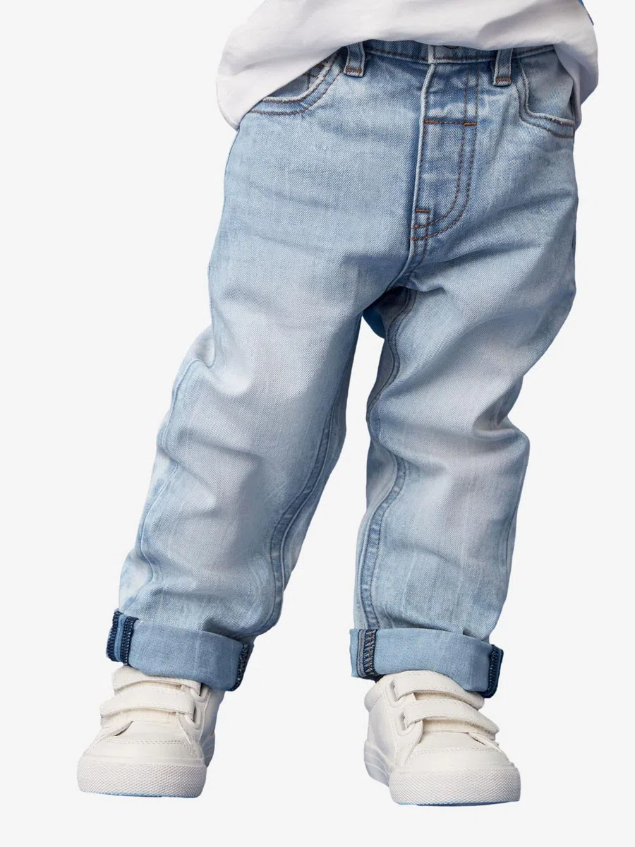 NEXT Garçon Jean Stretch Standard Confortable Bleach Denim 4 Ans-5 Ans