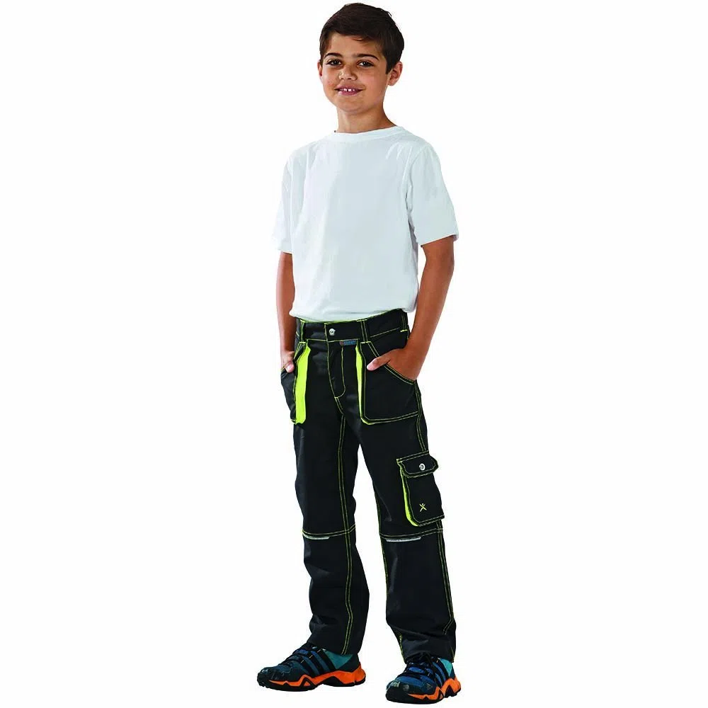 Planam 6110158 Pantalon Taille 158/164 Anthracite/Jaune