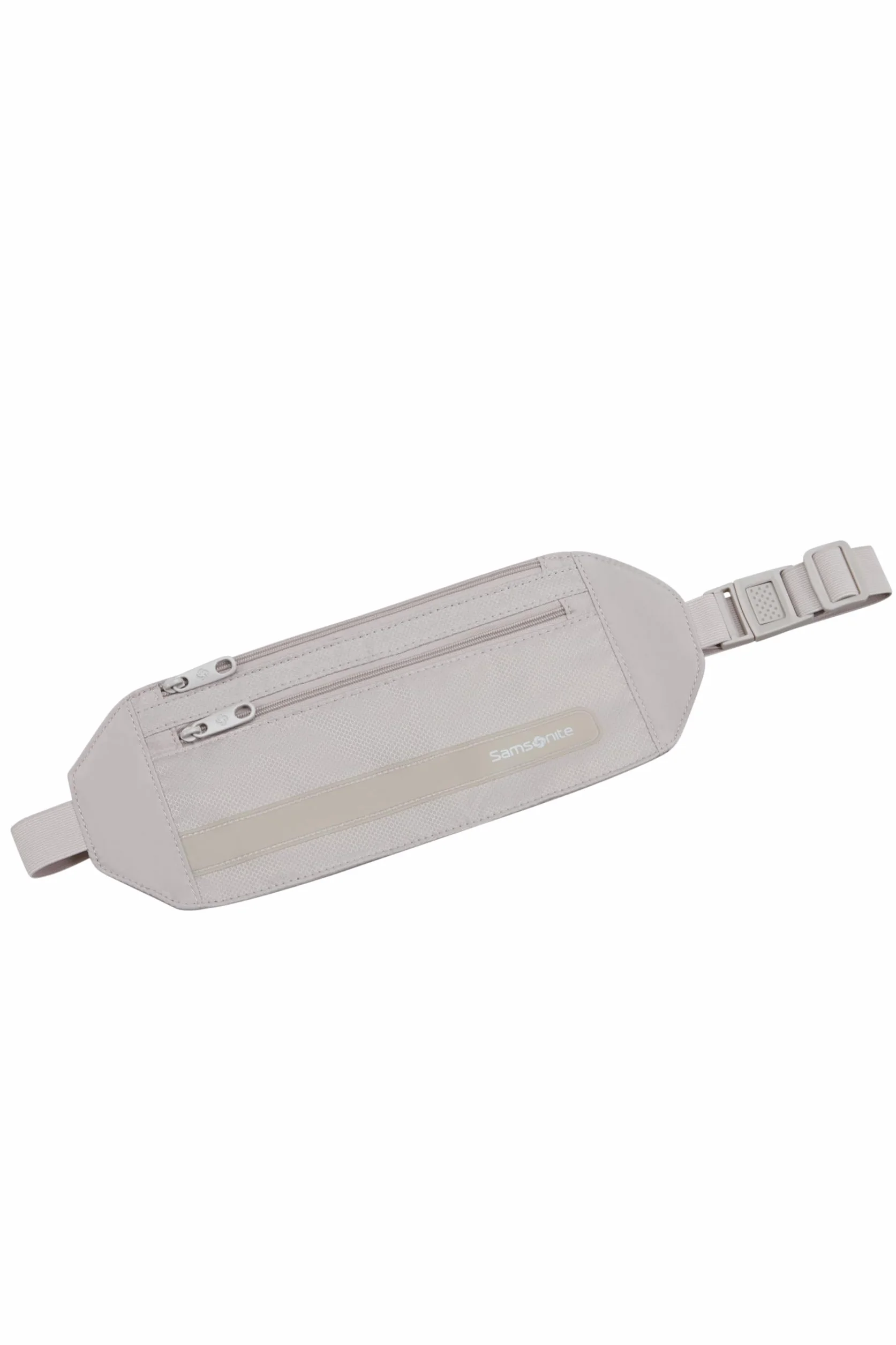 Samsonite TA Revolution Ceinture Porte-Monnaie avec Protection RFID, 2 Poches zippées pour l'argent, Les Cartes bancaires, Les Billets, Les Cartes d'embarquement et Le Passeport, Gris éclipse
