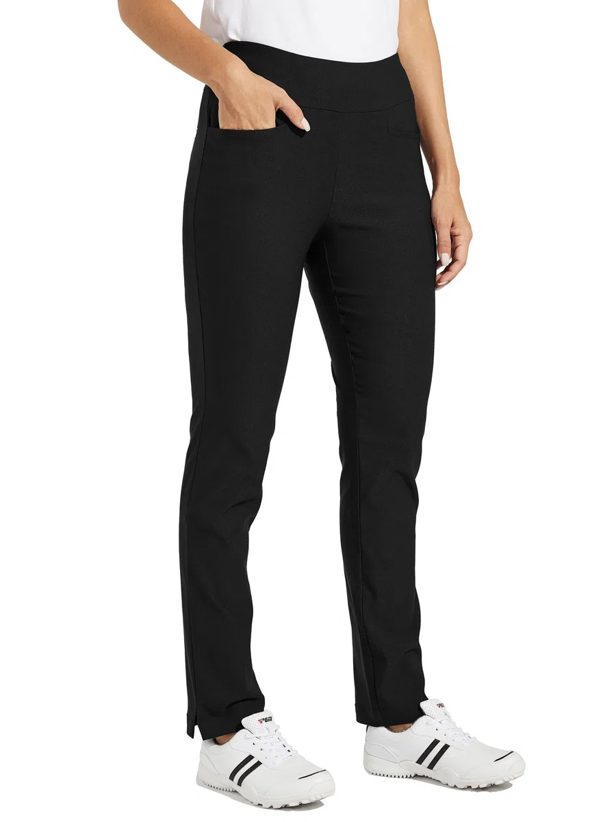 WILLIT Pantalon de golf stretch pour femme - Séchage rapide - Imperméable
