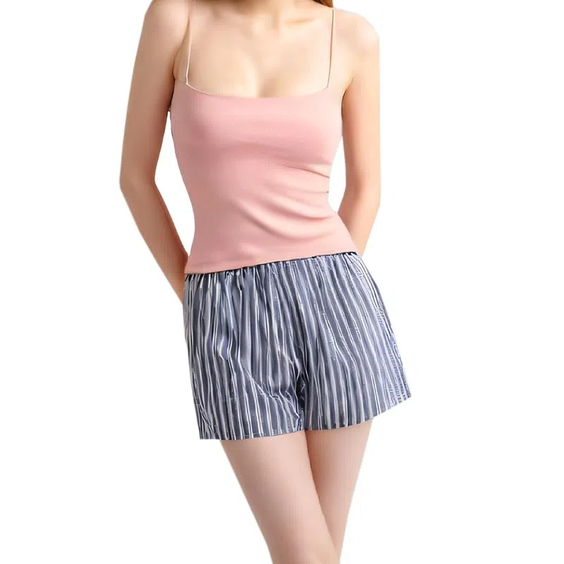 2025 Pantalon de Pyjama Court pour Femme Pyjama en Coton Doux Pantalons pour La Nuit Y2K Court L'été Multiples Couleurs Disponibles XS-XL