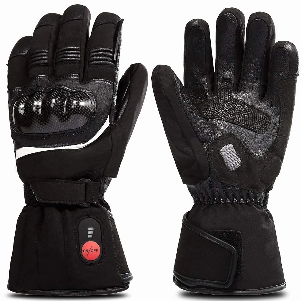 SAVIOR HEAT Gants Chauffants avec Batterie Rechargeable pour Hommes Femmes,Gants Chauffants pour Le Moto Ski Cyclisme Randonnée L'alpinisme