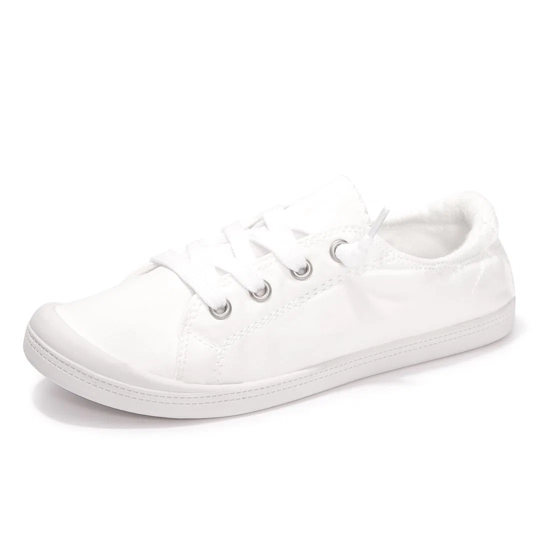 HEVA Baskets à enfiler en toile pour femme - Chaussures de randonnée confortables