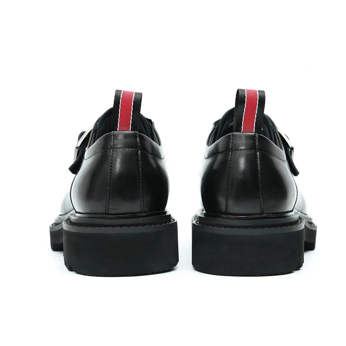 Générique Chaussures Semelles Epaisses Respirantes en Cuir Véritable pour Hommes Chaussures à Boucle Affaires Décontractées