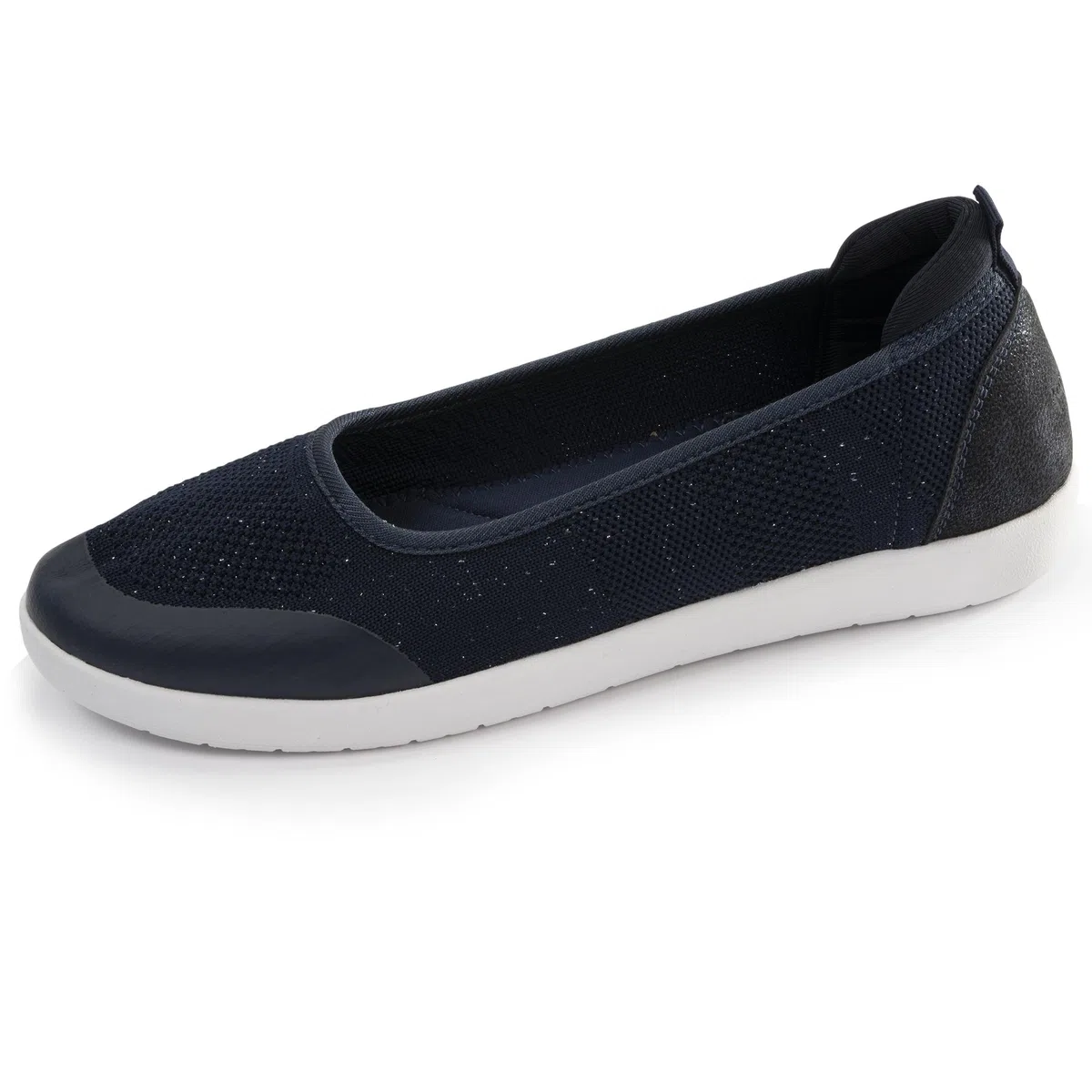 Isotoner Ballerines Femme Facile à Enfiler, Semelle à mémoire Forme,Confortable et légère,