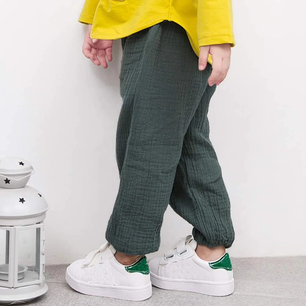 Pantalons Bébé Garçon, Enfants Bébé Fille Garçon Coton Culotte Bouffante Bloomers Ample Jogging Sport Décontracté de Pantalons 1-5 Ans