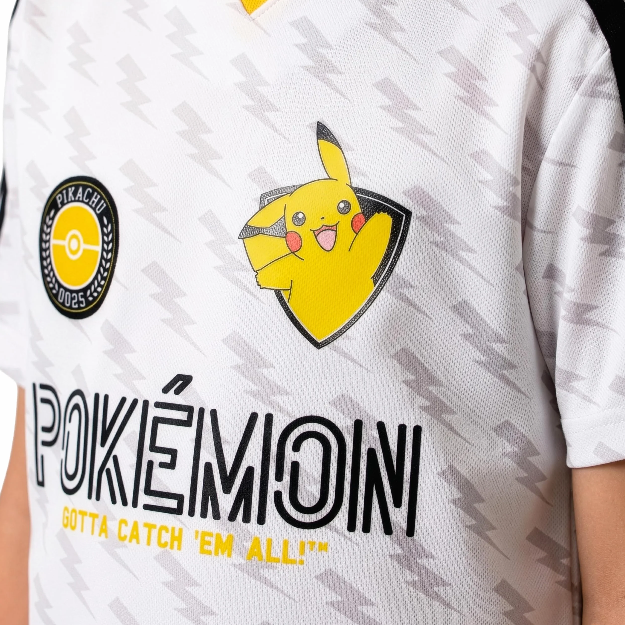 Pokémon Maillot De Football, Tenues De Football Oversize pour Garçons, Haut Style Jersey Pikachu, Vêtements pour Garçon