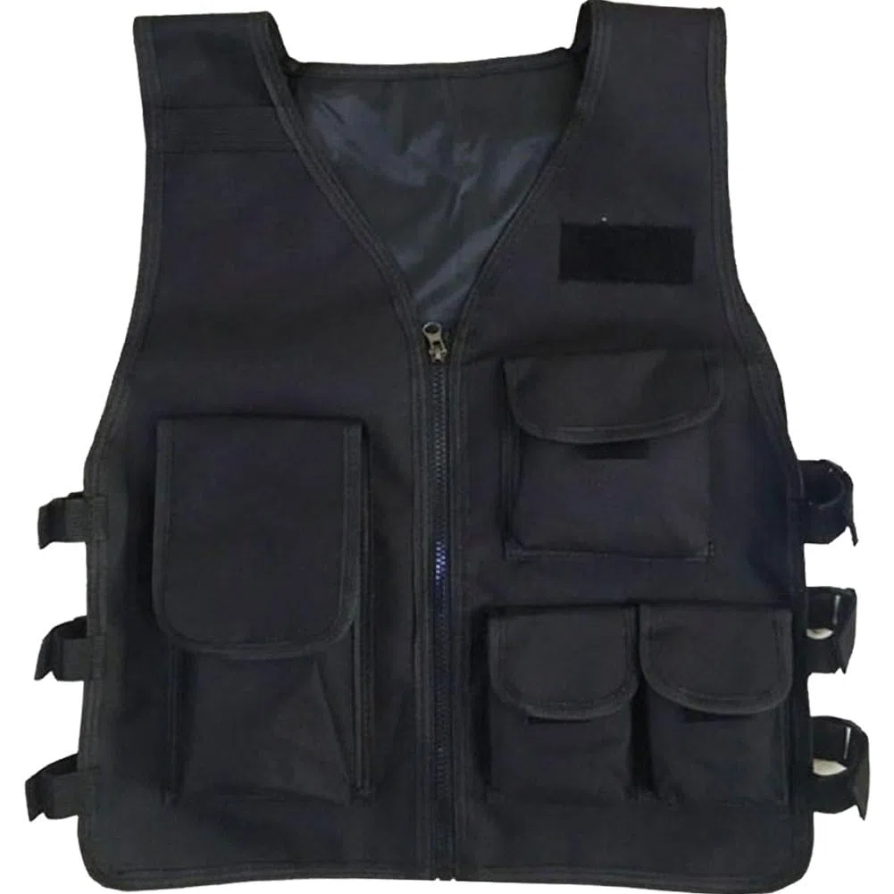 Gilet De Sport pour Enfants, Gilet De avec Gilet Multi-Poches, Entraînement Au Combat sur Le Terrain, Jeux De Plein Air