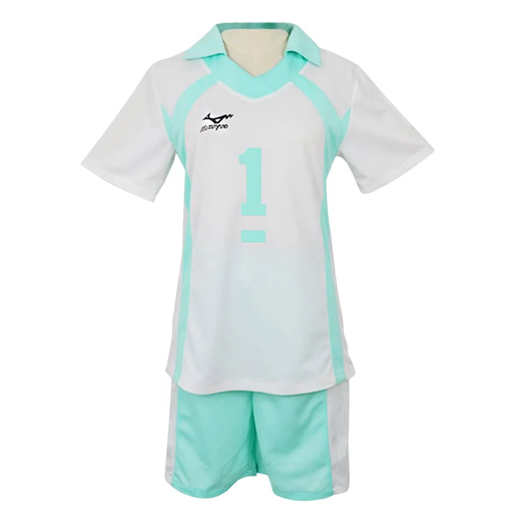 Haikyuu Nekoma Haut Volleyball Jersey Oikawa Tooru/Kuroo Tetsurou/Kozume Kenma T-shirt manches courtes + short Anime Game Suitset