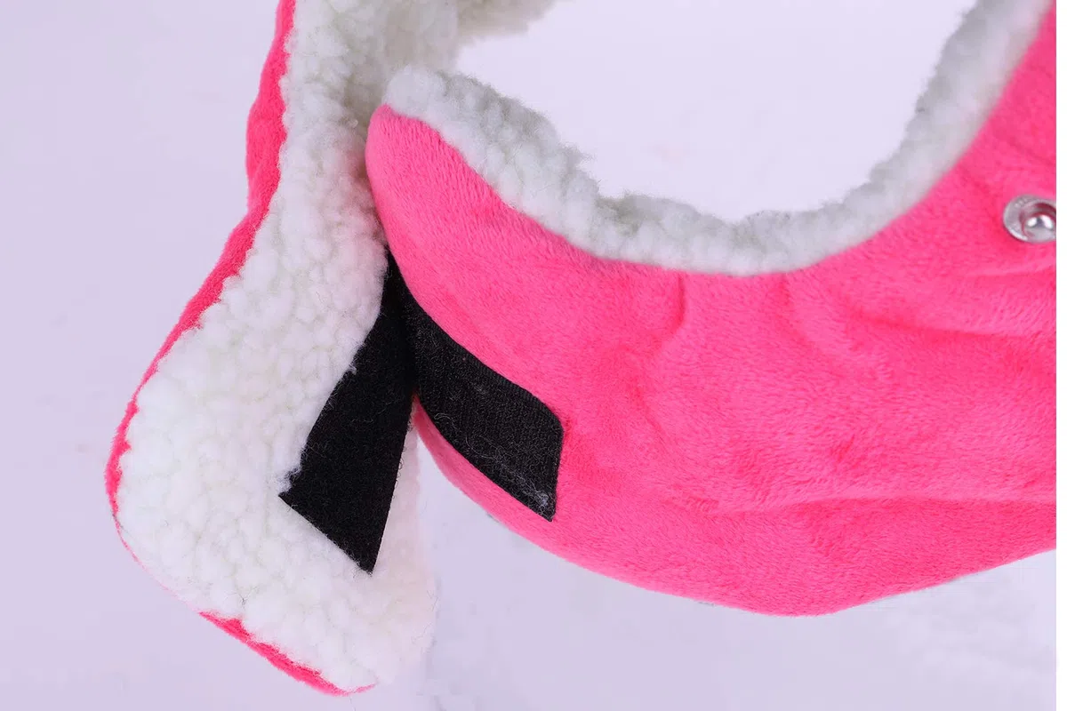 Chapka Enfant Hiver Motif à Panda Mignon Cagoule Polaire Chaud avec Masque Visage Détachable Bonnet Cache Cou Coupe-Vent pour Ski Cyclisme Snowboard, 54-56 cm