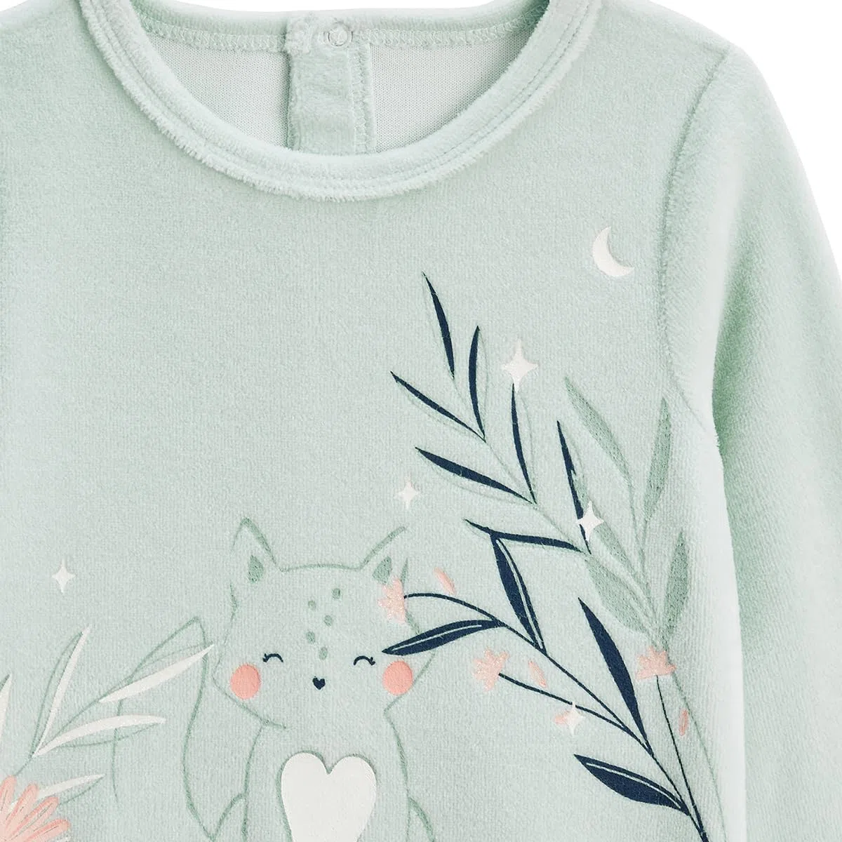 Petit Béguin - Lot de 2 Pyjamas bébé en Velours Dina