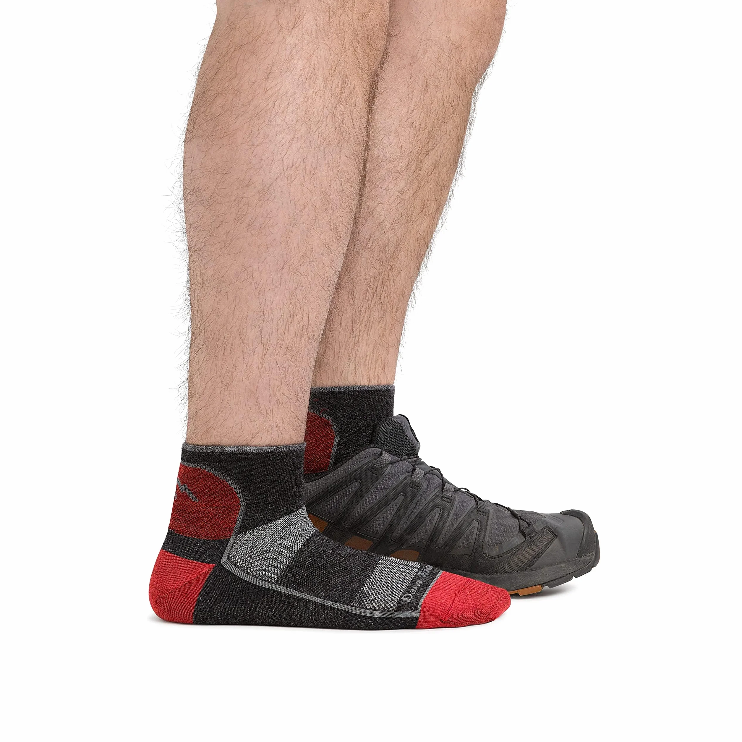 Darn Tough Quarter Chaussettes de Course légères pour Homme (Style 1715)